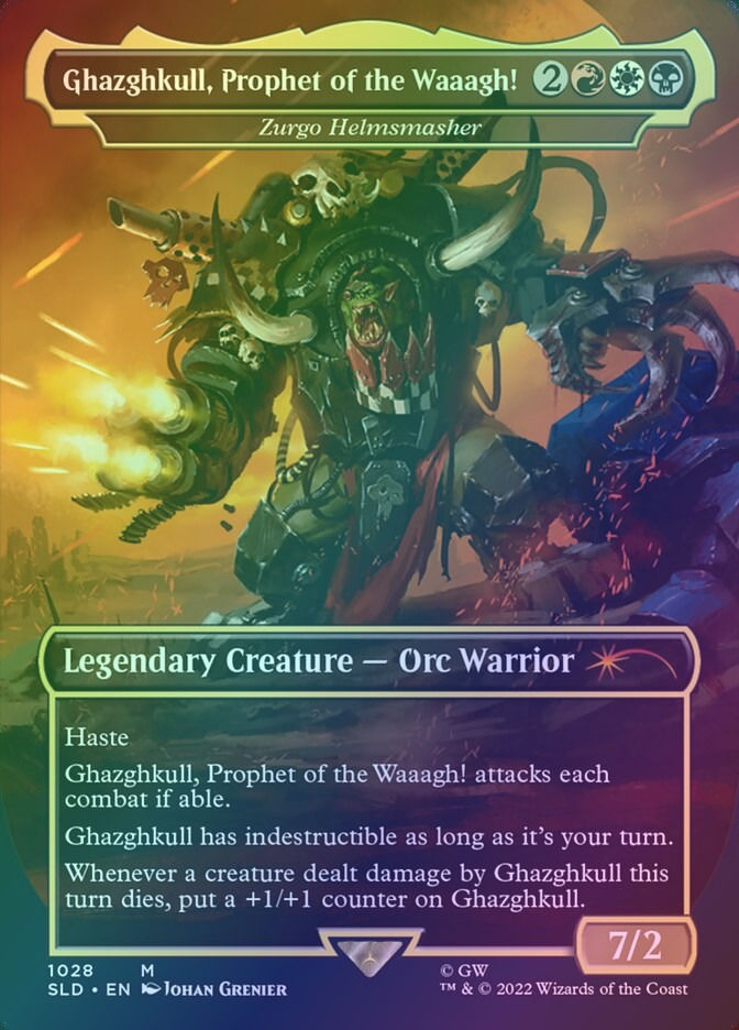 Zurgo Helmsmasher (SLD) (1028) / Borderless / Foil