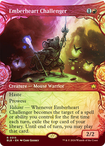 Emberheart Challenger (blb) (315) / Showcase Foil