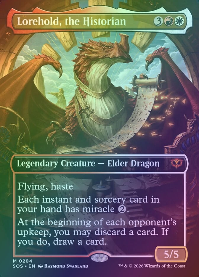 Lorehold, the Historian (SOS) (284) / Borderless / Foil
