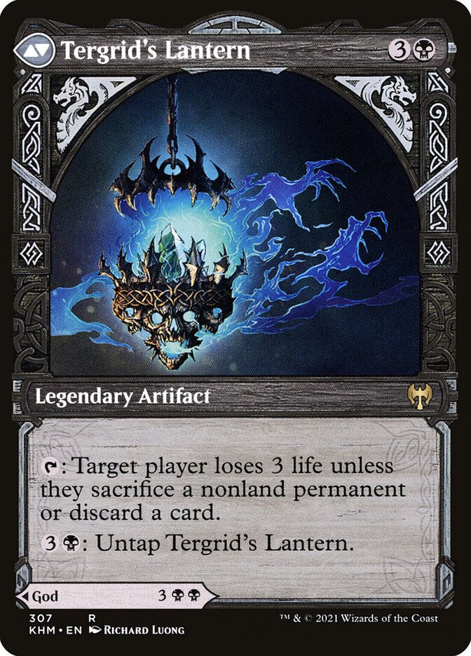 Tergrid, God of Fright // Tergrid's Lantern (KHM) (307) / Showcase — cara 2 de 2