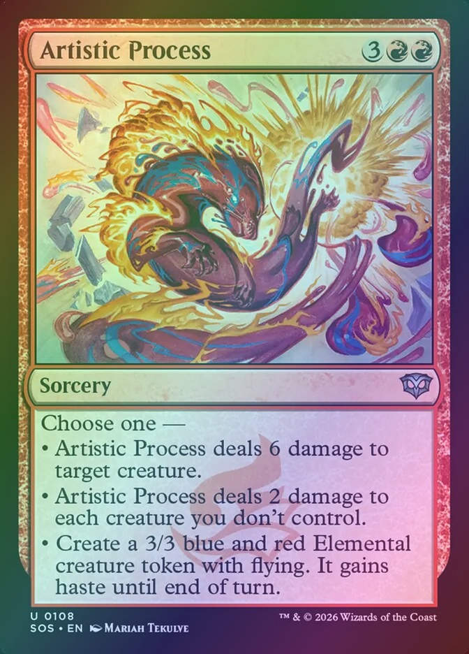 Artistic Process (SOS) (108) / Foil