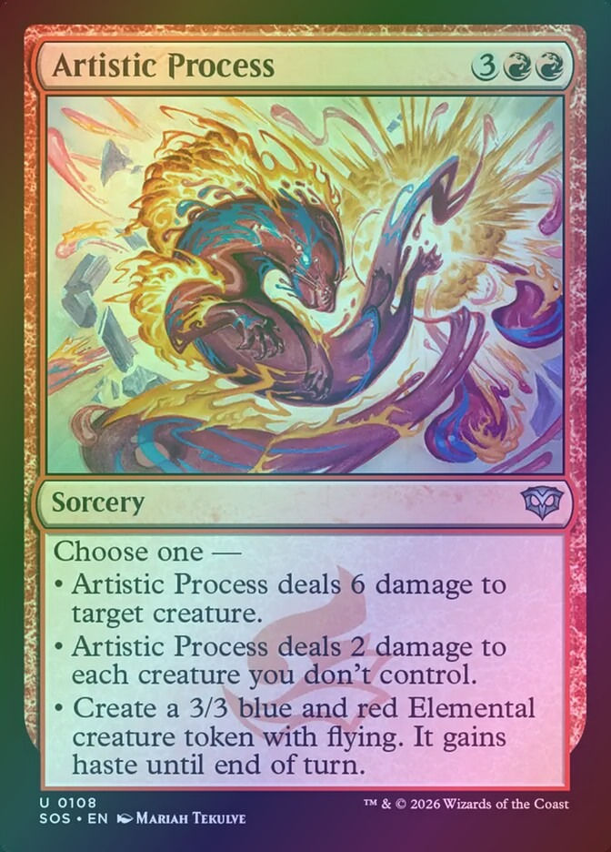 Artistic Process (SOS) (108) / Foil