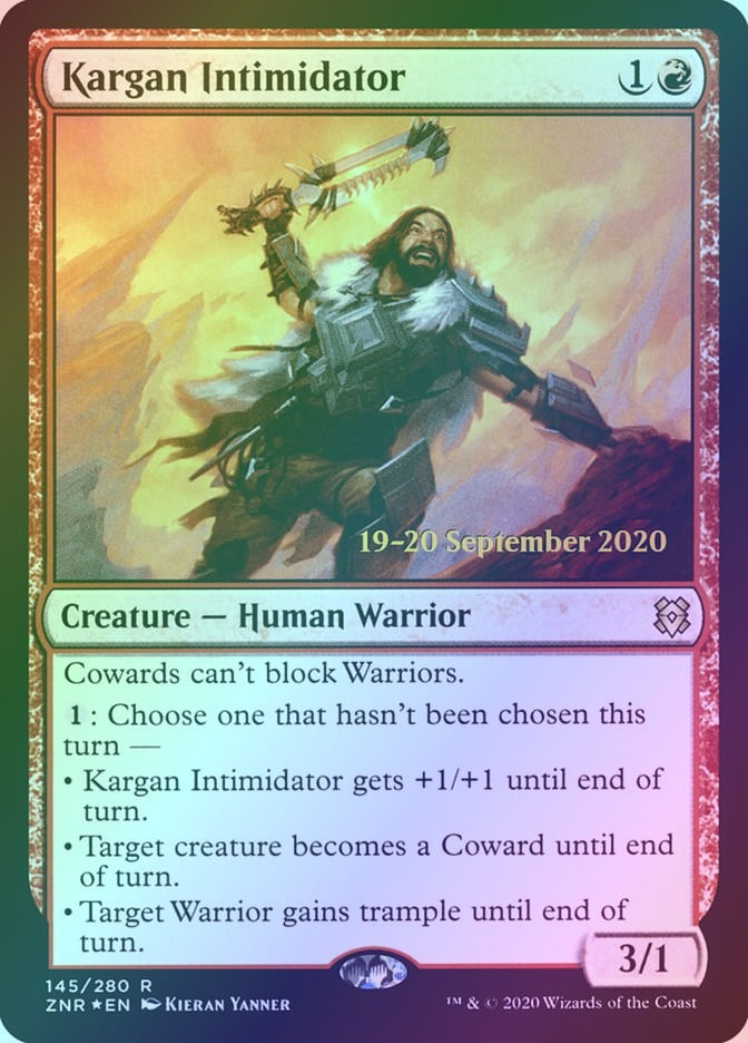 Kargan Intimidator (PZNR) (145s) / Foil