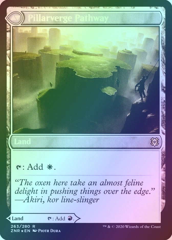 Needleverge Pathway // Pillarverge Pathway (PZNR) (263s) / Foil — cara 2 de 2
