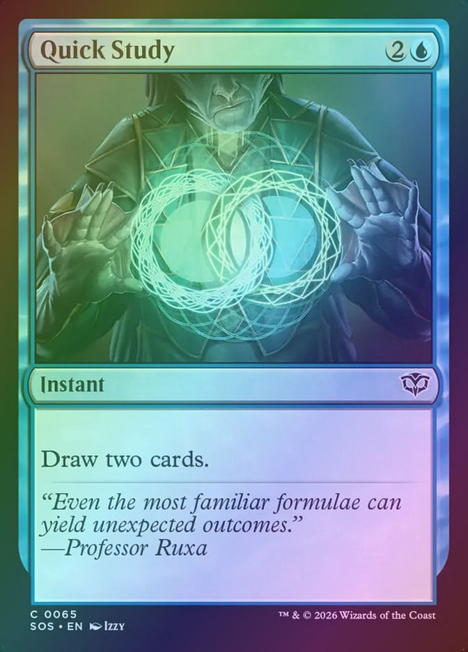 Quick Study (SOS) (65) / Foil