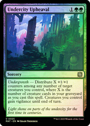 Undercity Upheaval (MAT) / Foil