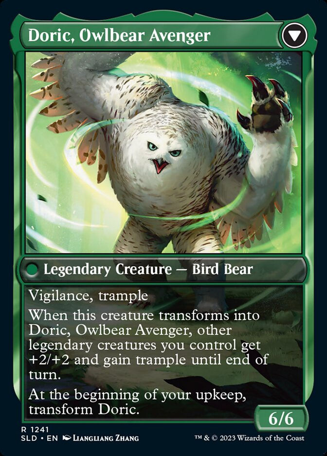 Casal, Lurkwood Pathfinder // Casal, Pathbreaker Owlbear (SLD) (1241) — cara 2 de 2