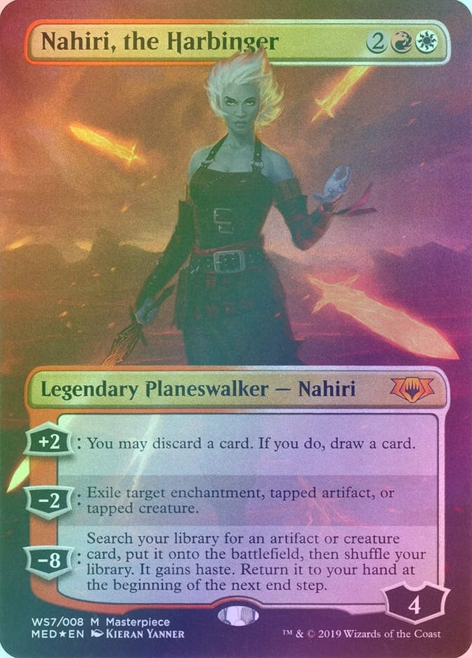 Nahiri, the Harbinger (MED) (WS7) / Borderless / Foil