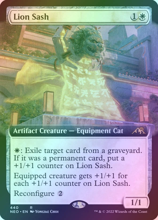 Lion Sash (NEO) (440) / Extended Art / Foil