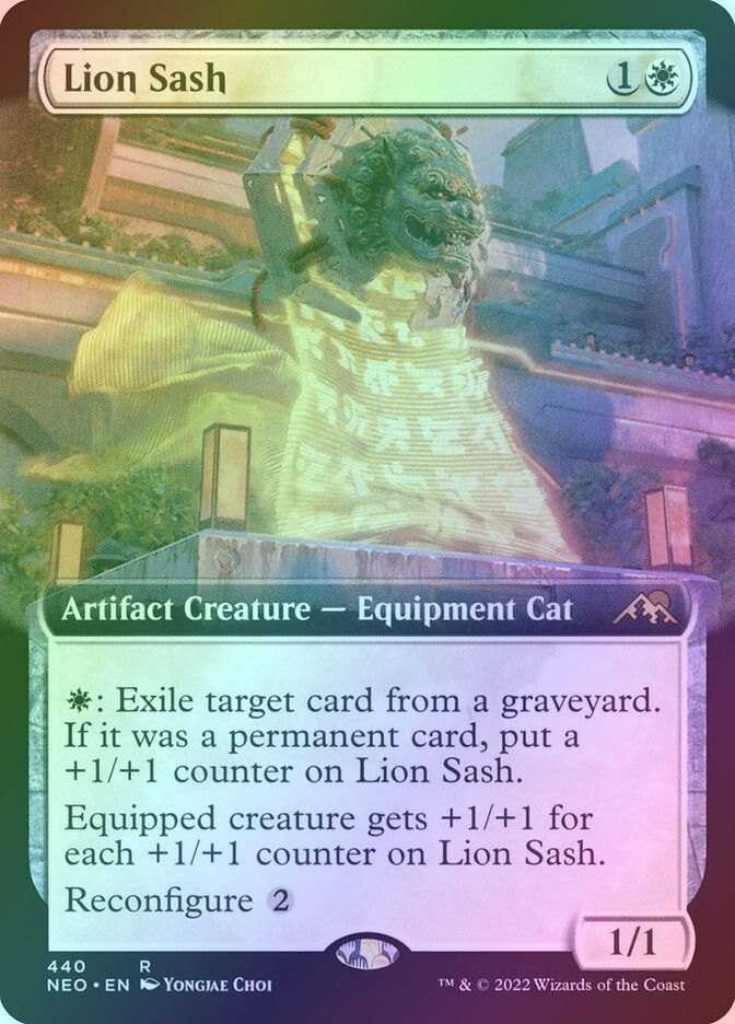 Lion Sash (NEO) (440) / Extended Art / Foil