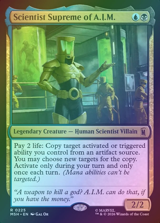 Scientist Supreme of A.I.M. (MSH) (225) / Foil