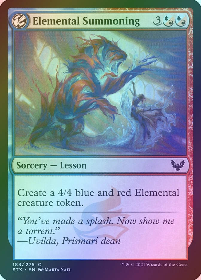 Elemental Summoning (STX) (183) / Foil