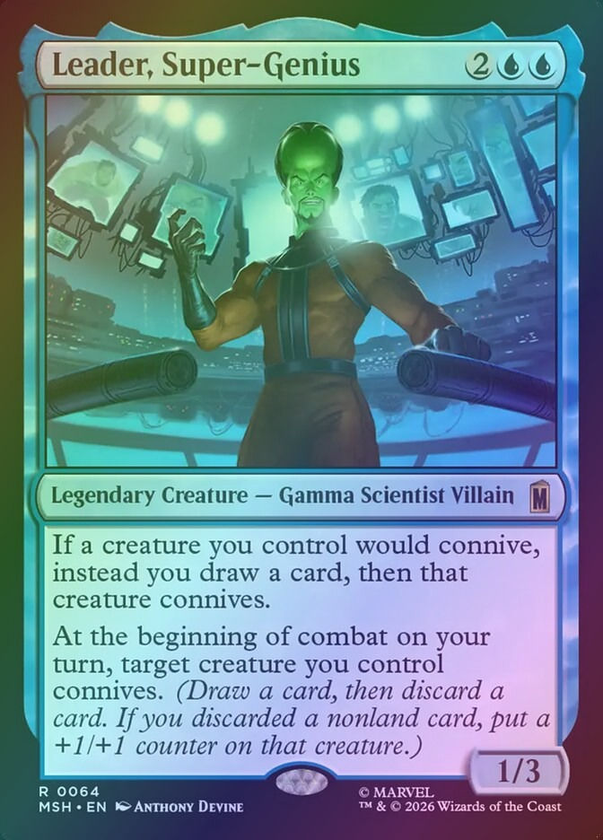 Leader, Super-Genius (MSH) (64) / Foil