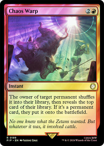 Chaos Warp (pip) (189) / Foil