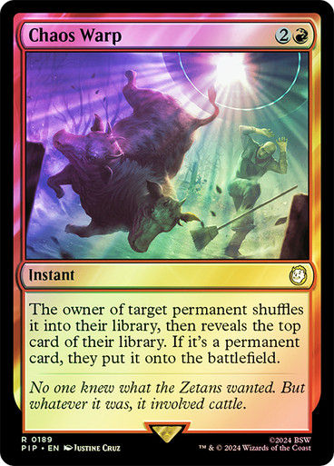 Chaos Warp (pip) (189) / Foil