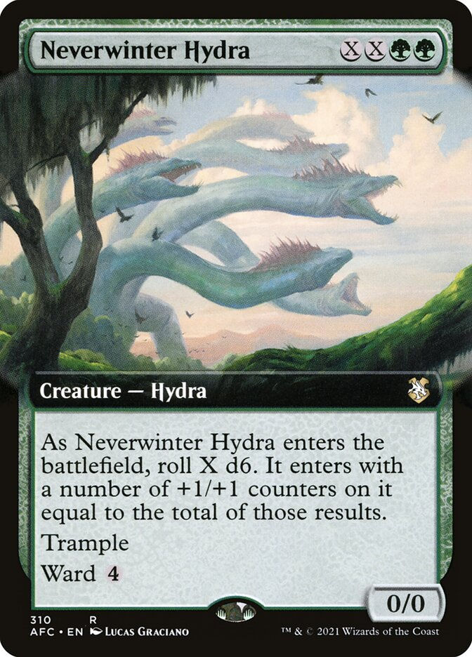 Neverwinter Hydra (AFC) (310) / Extended Art