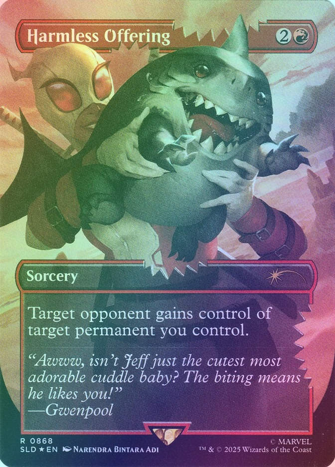 Harmless Offering (SLD) (868) / Borderless / Foil