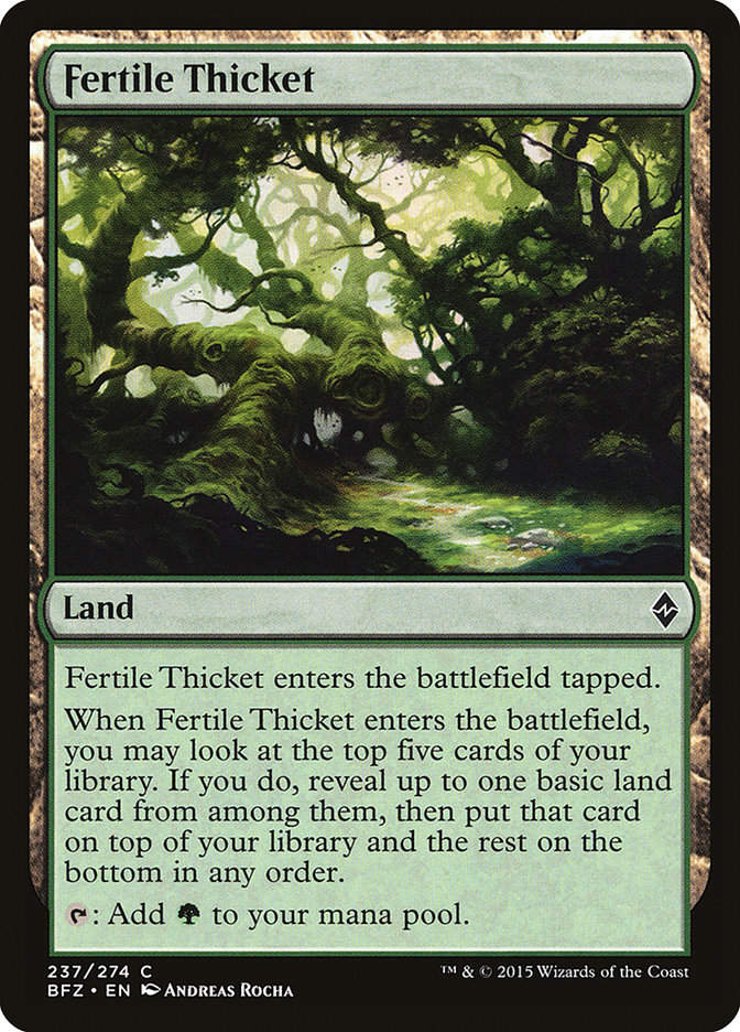 Fertile Thicket (BFZ) (237)