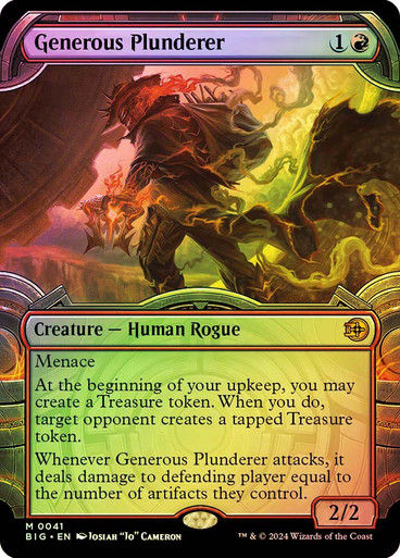 Generous Plunderer (BIG) (41) / Showcase / Foil