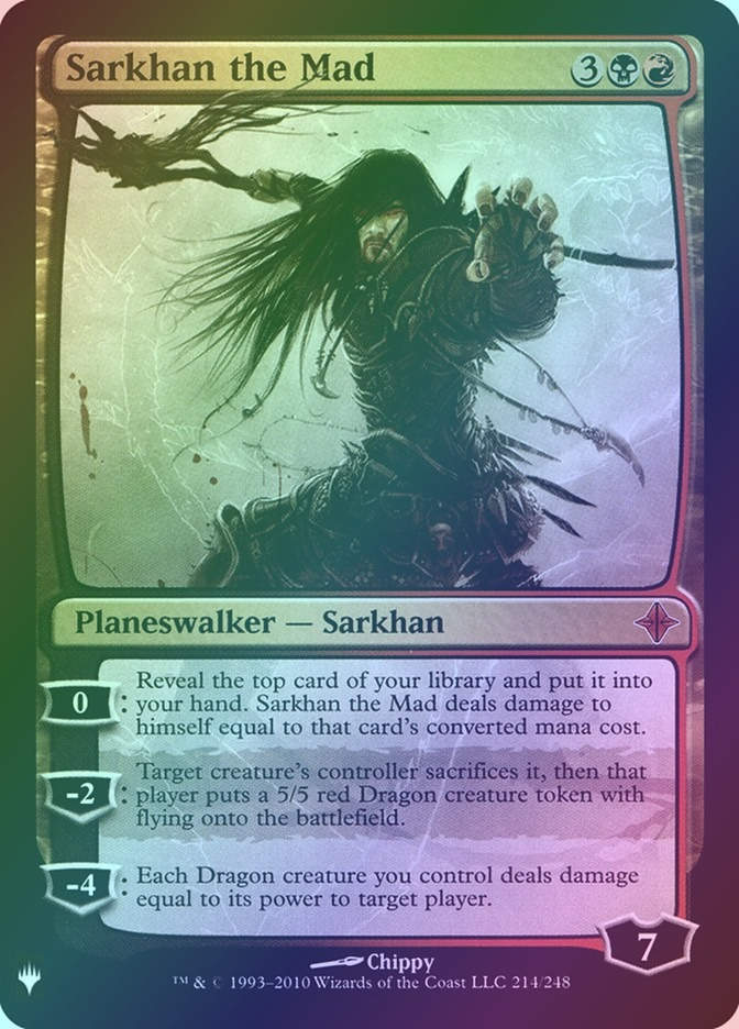 Sarkhan the Mad (PLST) (ROE-214) / Foil