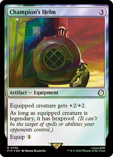 Champion's Helm (pip) (756) / Surge Foil