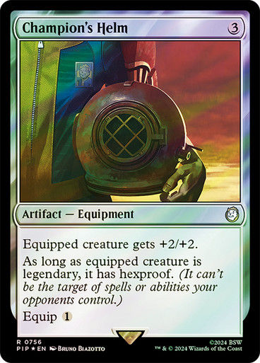 Champion's Helm (pip) (756) / Surge Foil
