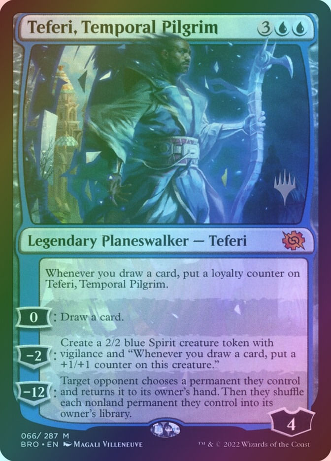 Teferi, Temporal Pilgrim (PBRO) (66p) / Foil