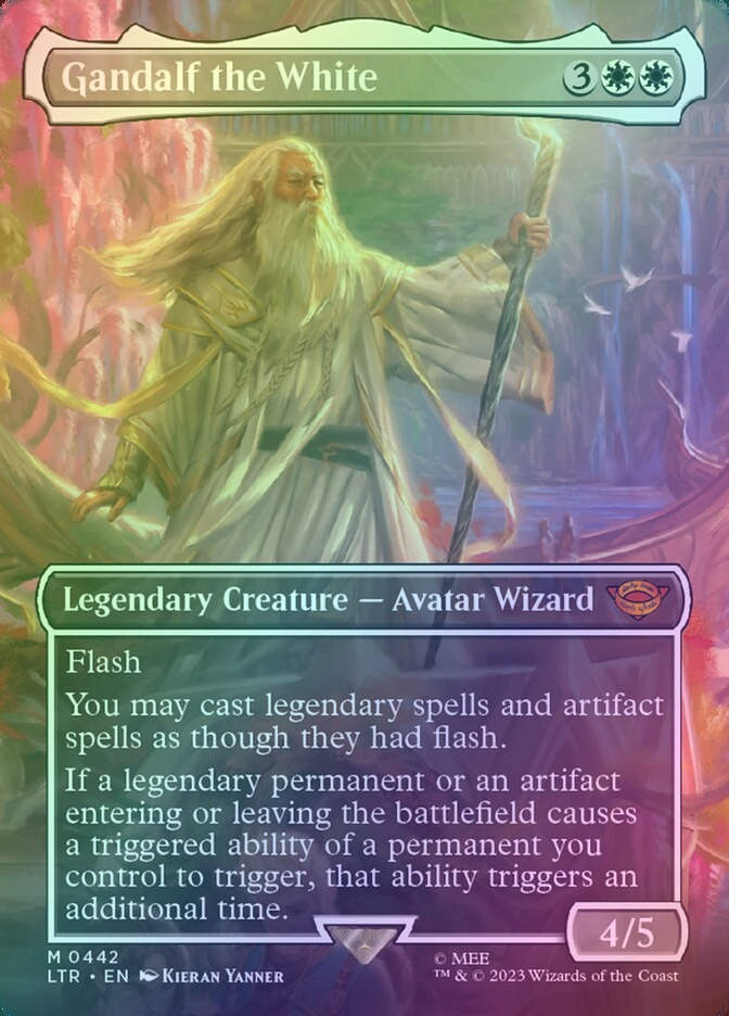 Gandalf the White (LTR) (442) / Borderless / Foil