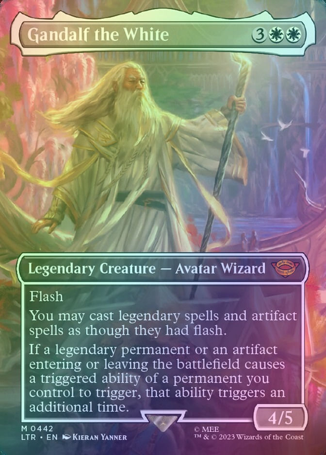 Gandalf the White (LTR) (442) / Borderless / Foil