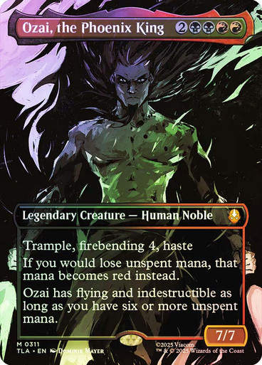 Ozai, the Phoenix King (TLA) (311) / Borderless / Foil