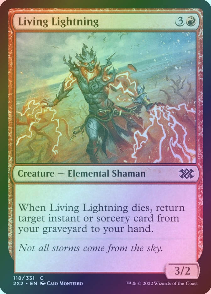 Living Lightning (2X2) (118) / Foil