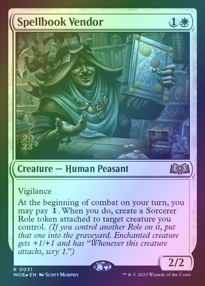 Spellbook Vendor (PWOE) (31s) / Foil