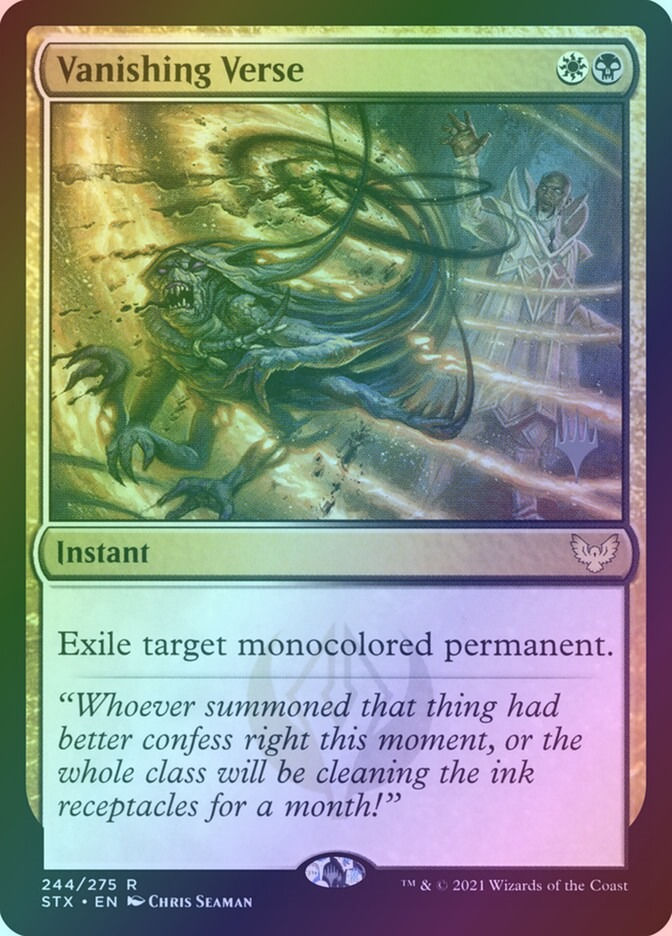 Vanishing Verse (PSTX) (244p) / Foil