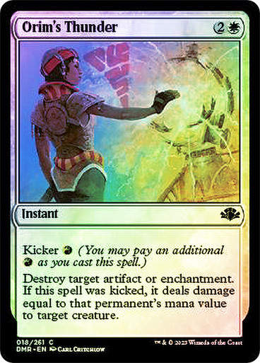 Orim's Thunder (DMR) / Foil