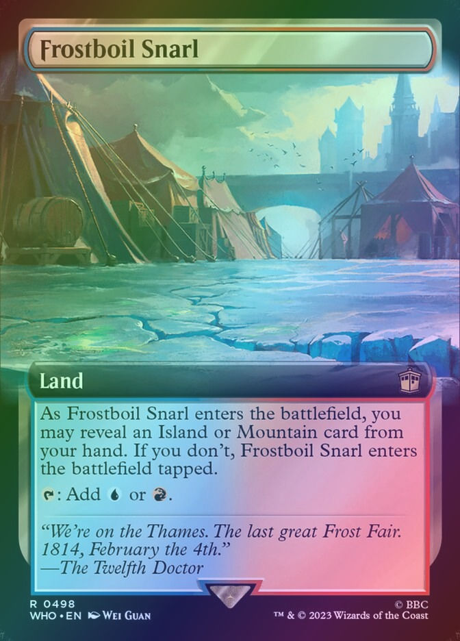 Frostboil Snarl (WHO) (498) / Extended Art / Foil
