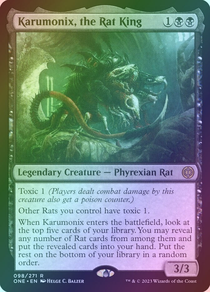 Karumonix, the Rat King (ONE) (98) / Foil