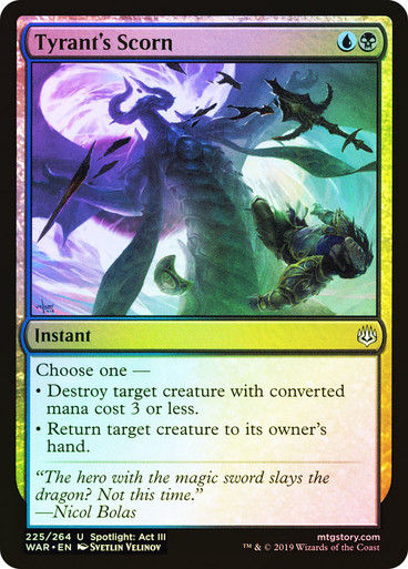 Tyrant's Scorn (WAR) (225) / Foil