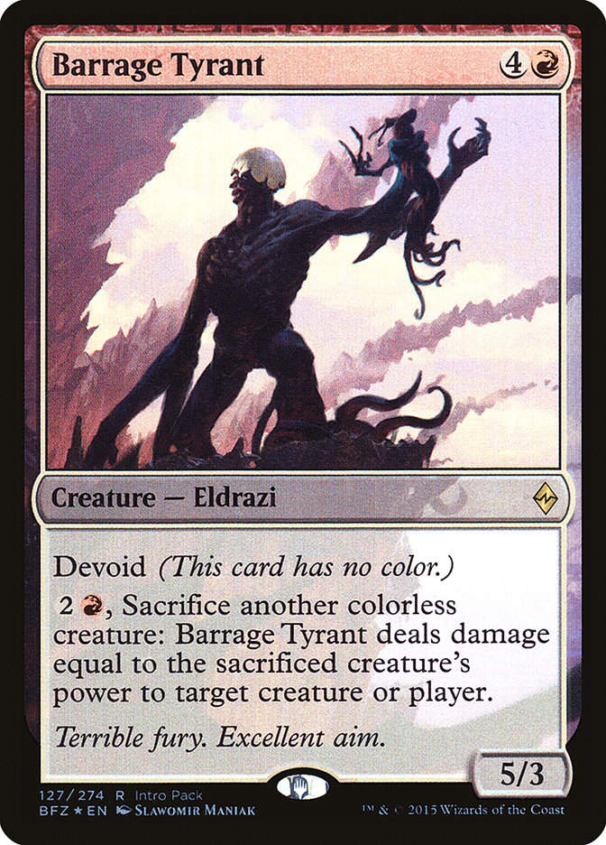 Barrage Tyrant (PBFZ) (127) / Foil