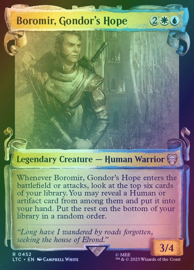 Boromir, Gondor's Hope (LTC) (452) / Showcase / Foil