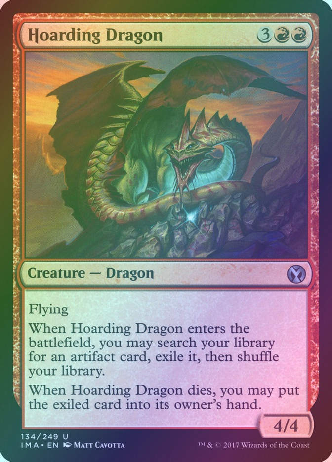 Hoarding Dragon (IMA) (134) / Foil