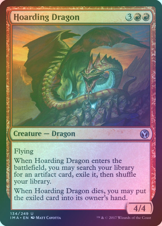Hoarding Dragon (IMA) (134) / Foil