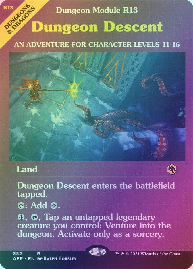 Dungeon Descent (AFR) (352) / Showcase / Foil