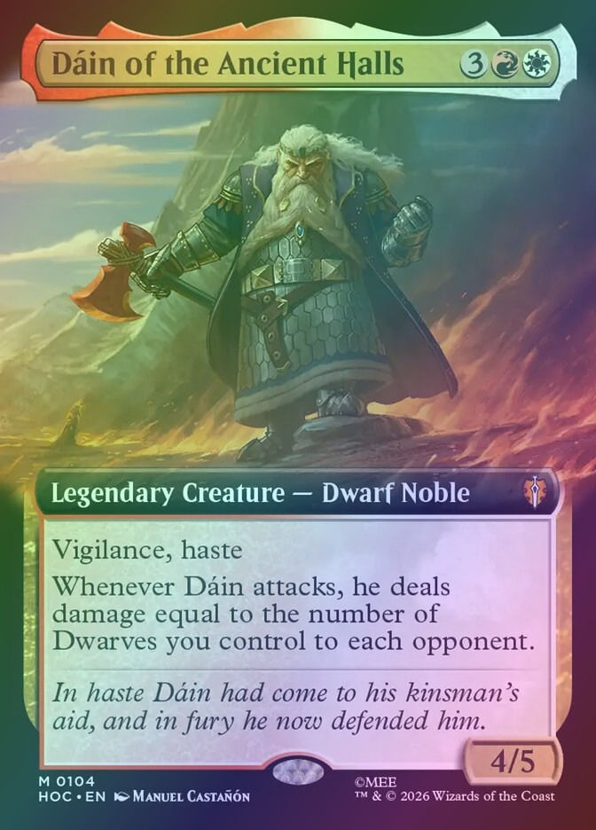 Dáin of the Ancient Halls (HOC) (104) / Foil