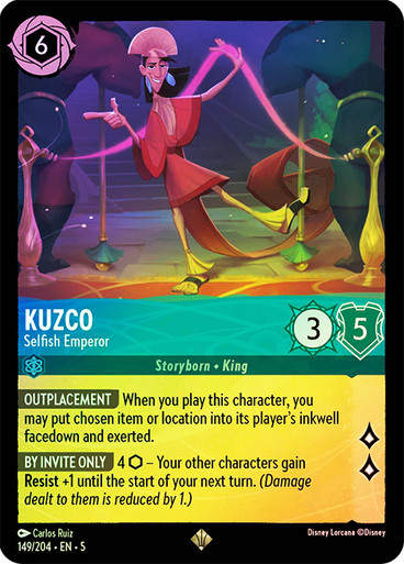 Kuzco - Selfish Emperor (LOR_SHS) / Foil