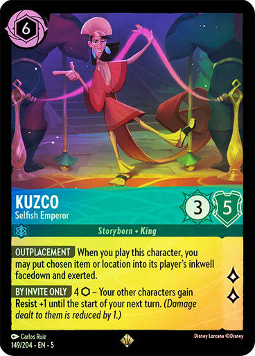 Kuzco - Selfish Emperor (LOR_SHS) / Foil