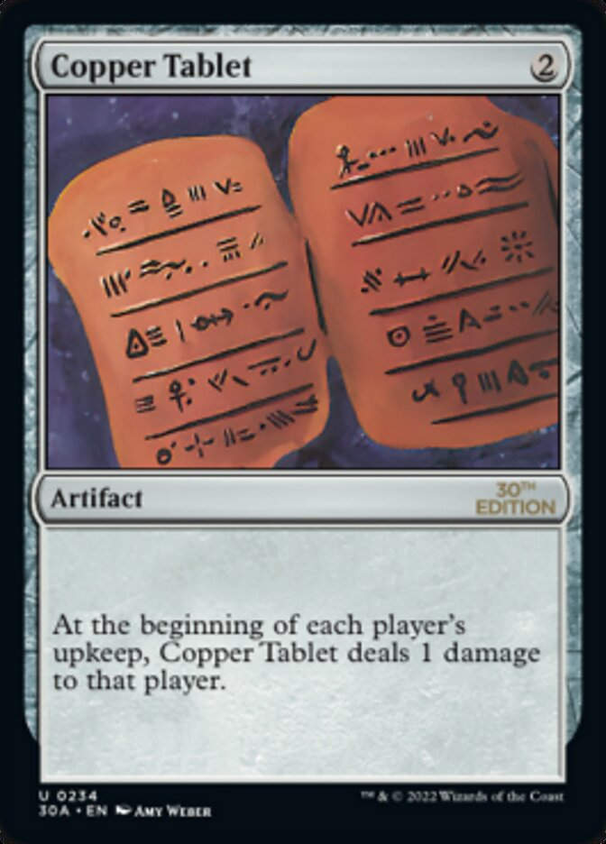 Copper Tablet (30a)