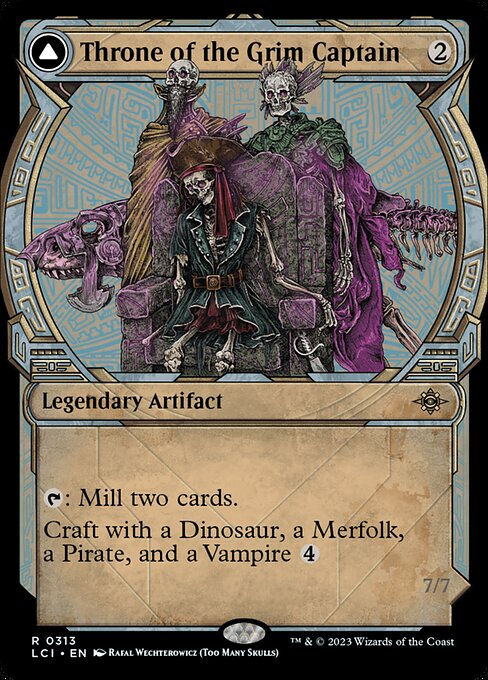 Throne of the Grim Captain // The Grim Captain (lci) / Showcase — cara 1 de 2
