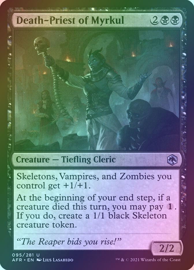 Death-Priest of Myrkul (AFR) (95) / Foil