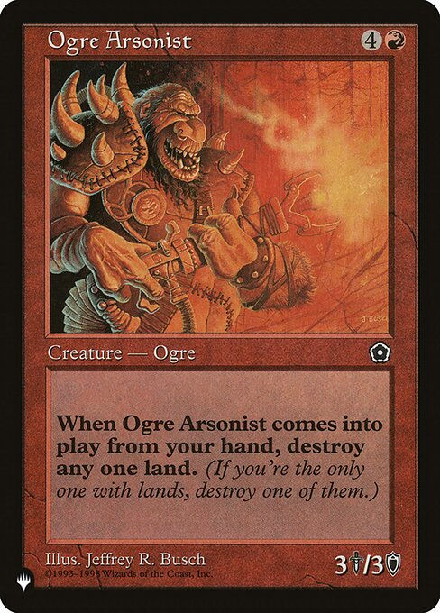 Ogre Arsonist (PLST) (P02-110)