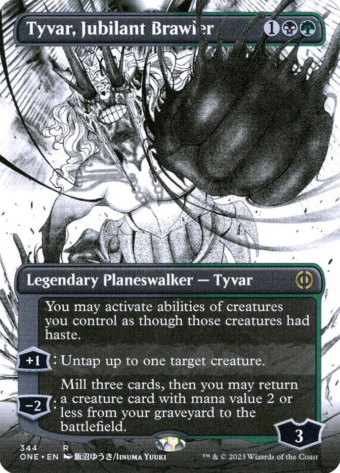 Tyvar, Jubilant Brawler (ONE) (344) / Borderless / Showcase